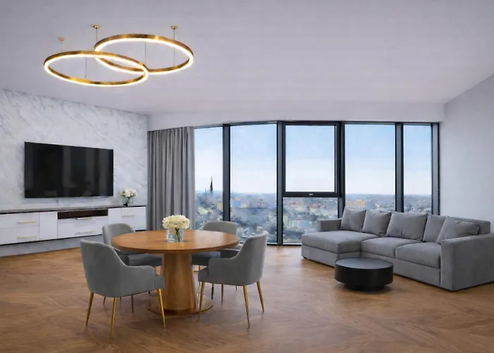 Hanza Tower Deluxe Family 22 Pool & Apartamento Szczecin