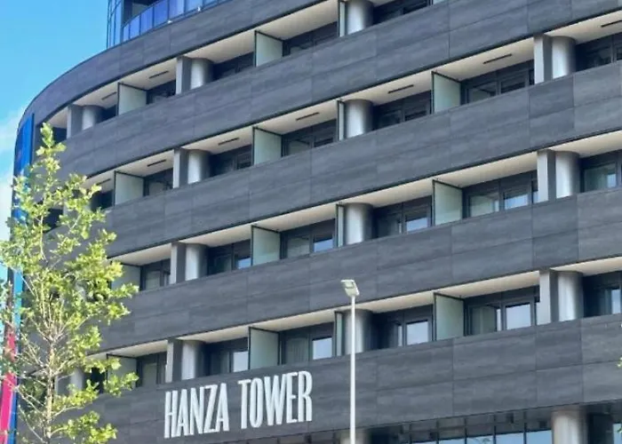 Apartamento Hanza Tower Deluxe Family 22 Pool &